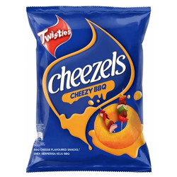 TWISTIES CHEEZELS CHEESE BBQ 60GM TWISTIES CHEEZELS CHEESE BBQ 60GM