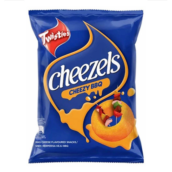 TWISTIES CHEEZELS CHEESE BBQ 60GM