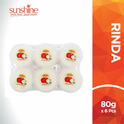 RINDA NATA PUDDING LYCHEE 80GM*6 RINDA NATA PUDDING LYCHEE 80GM*6