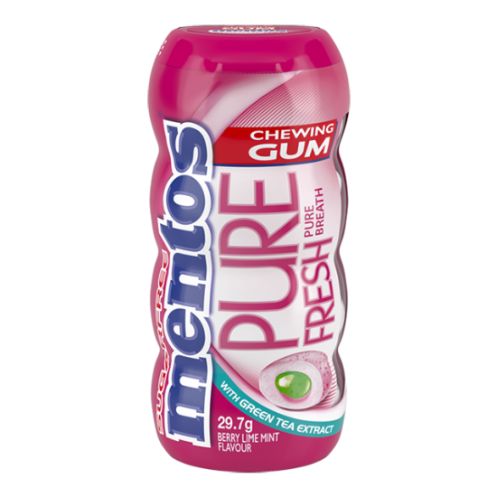 MENTOS PURE FRESH BERRY LIME PB 29GM