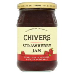 CHIVERS STRAWBERRY JAM 340GM CHIVERS STRAWBERRY JAM 340GM