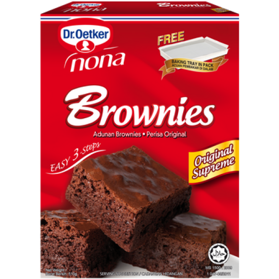 NONA BROWNIES CHOCOLATE FUDGE 510GM