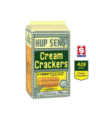 HUP SENG PING PONG CREAM CRACKER 428GM