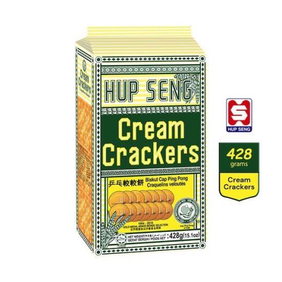 HUP SENG PING PONG CREAM CRACKER 428GM