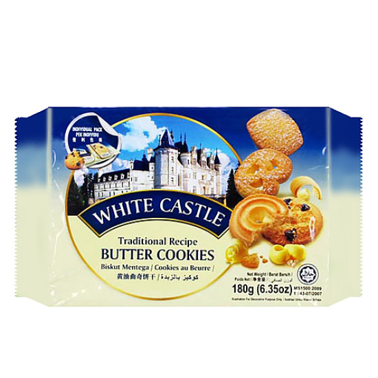 WHITE CASTLE BUTTER COOKIES 180GM