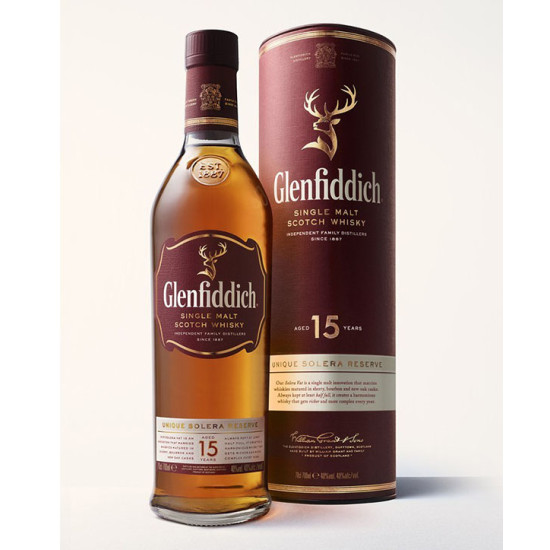 GLENFIDDICH 15YO 70CL