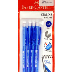 FABER CASTEL CLICK X5 0.5MM - 4 BLUE