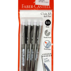 FABER CASTEL CLICK X5 0.5MM - 4 BLACK
