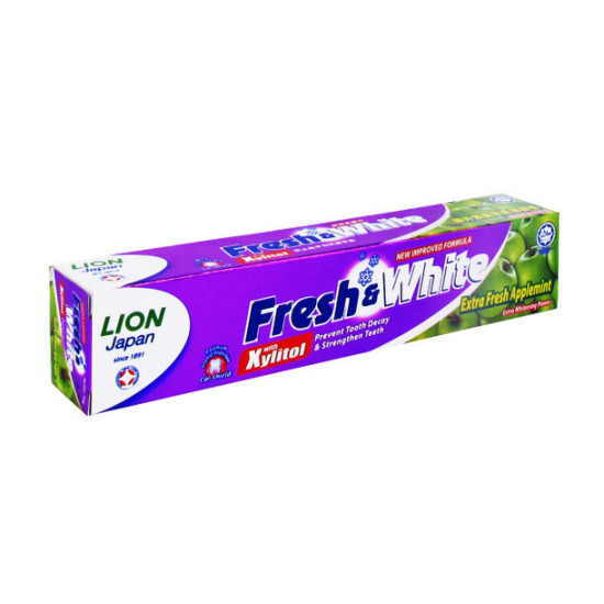 FRESH & WHITE TOOTHPASTE - APPLE MINT 70GM