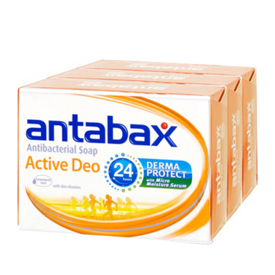 ANTABAX SOAP - ACTIVE DEO 85GM*3'S