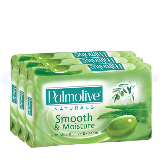 PALMOLIVE BAR SOAP NATURAL SMOOTH & MOISTURE 80g*3