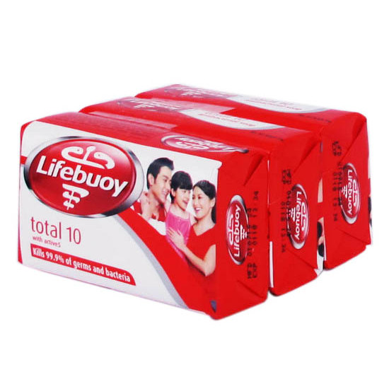 LIFEBUOY BAR SOAP - TOTAL 10 80G*3