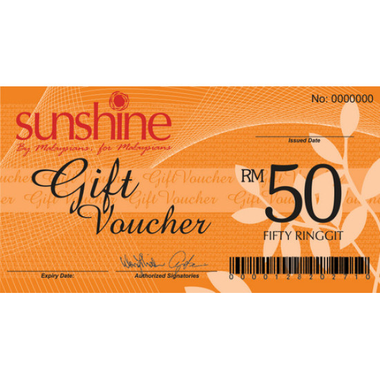 SUNSHINE RM50 GIFT VOUCHER