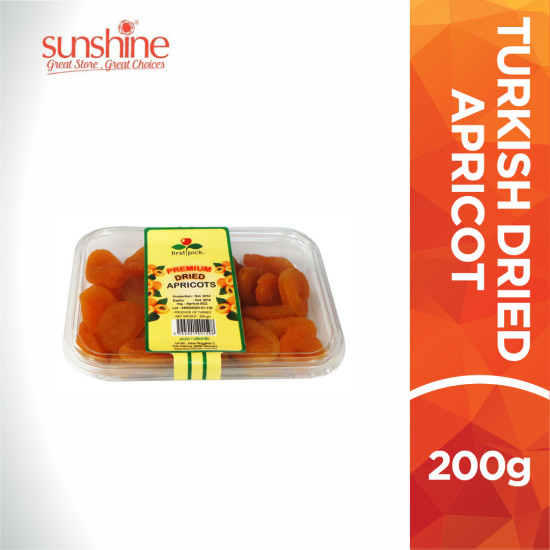 TURKEY DRIED APRICOT 200gm