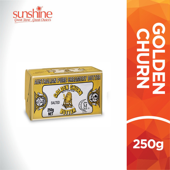 GOLDEN CHURN F/WRAPPED SALT BUTTER 250G