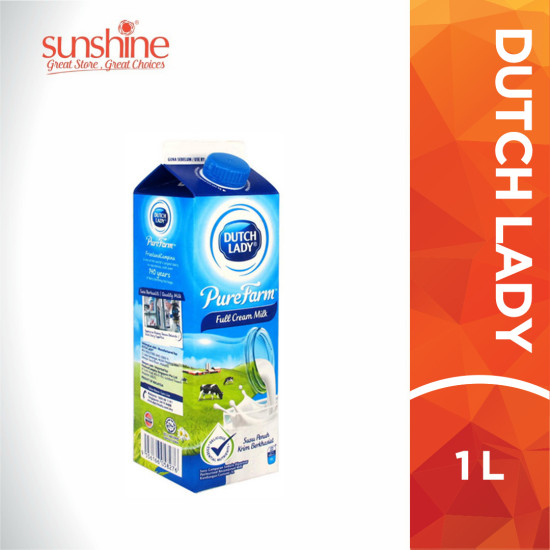 DUTCH LADY PURE FARM FULL CREAM MILK 1L