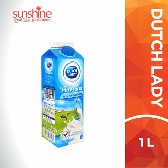 DUTCH LADY PURE FARM LOW FAT MILK 1L