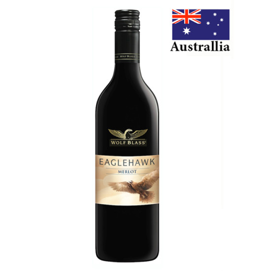 WOLF BLASS EAGLEHAWK MERLOT 750ML