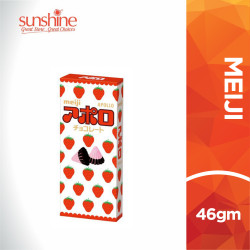 MEIJI APOLLO CHOCOLATE STRAWBEERY 46GM MEIJI APOLLO CHOCOLATE STRAWBEERY 46GM