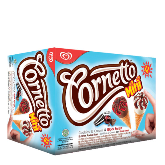 WALL'S MAGIC CORNETTO COOKIES & CREAM B/FT 28ML