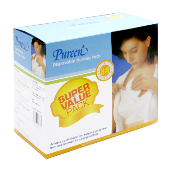 PUREEN DISPOSABLE NURSING PADS DNP-84'S