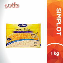 SIMPLOT FRENCH FRIES STRAIGHT CUT 1KG SIMPLOT FRENCH FRIES STRAIGHT CUT 1KG