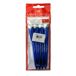 FABER CASTEL CLICK X7 0.7MM PB 4'S 4BLUE