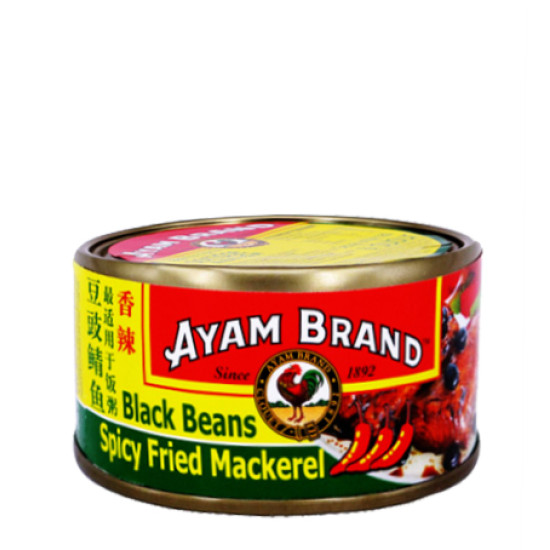 AYAM BRAND BLACK BEANS SPICY FRIED MECKEREL 150GM