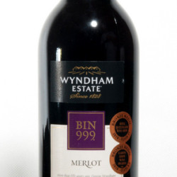 WYNDHAM ESTATE BIN 999 MERLOT 750ML WYNDHAM ESTATE BIN 999 MERLOT 750ML
