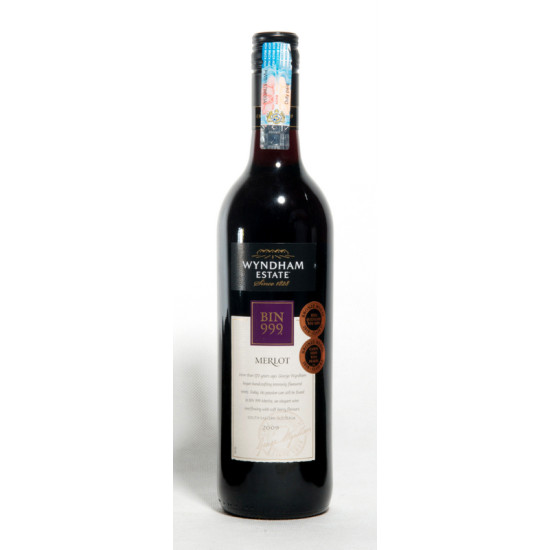 WYNDHAM ESTATE BIN 999 MERLOT 750ML