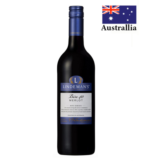 LINDEMANS BIN 40 MERLOT 750ML