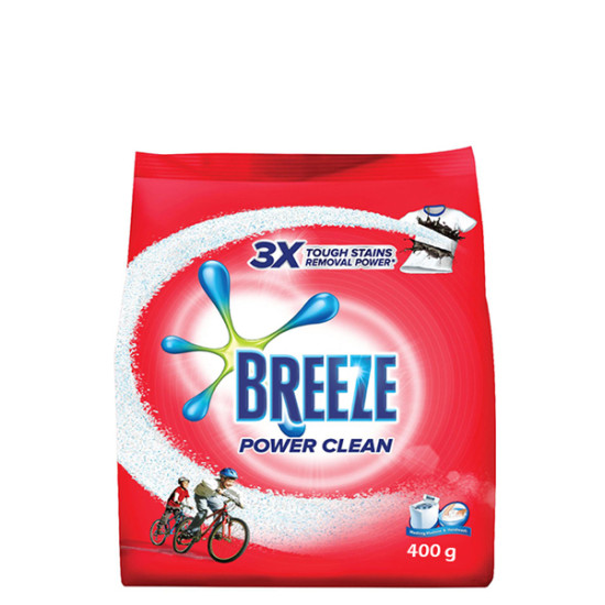 BREEZE POWDER - POWER CLEAN 400GM