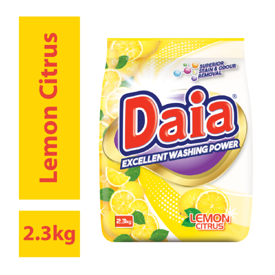 DAIA DETERGENT POWDER LEMON 2.3KG