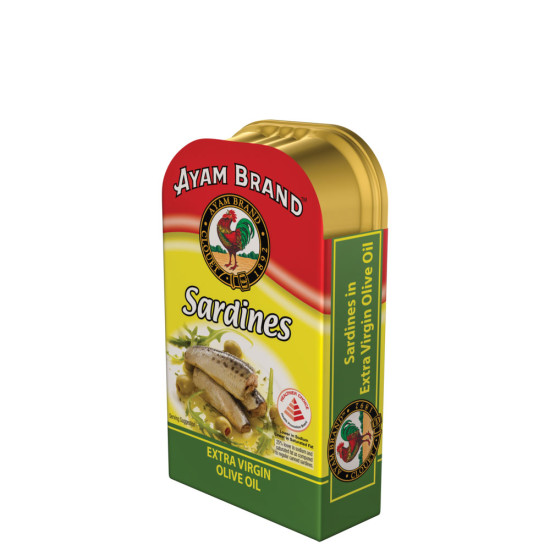 AYAM BRAND SARDINE IN EXTRA VIRGIN OLIVE OIL 120GM