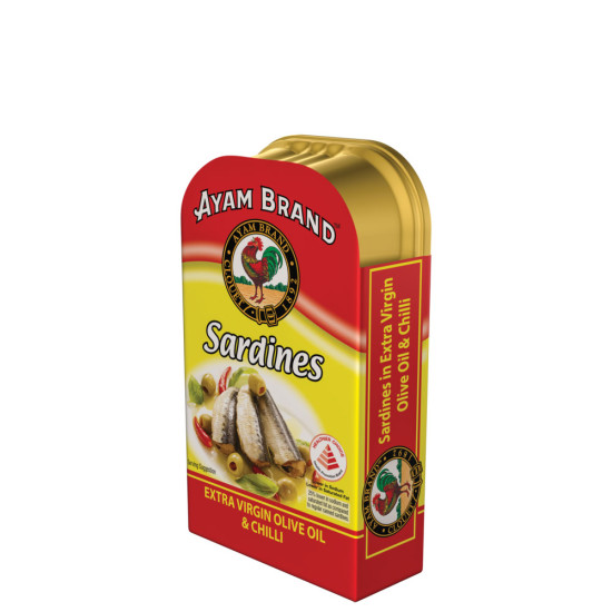 AYAM BRAND SARDINE IN EXTRA VIRGIN OIL & CHILI 120