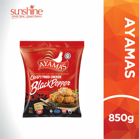 AYAMAS FRIED CHICKEN BLACKPEPPER CRISPY 850G