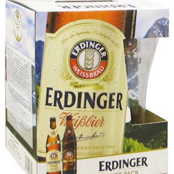 ERIDINGER WEISBIER 500ML*4 FREE GLASS ERIDINGER WEISBIER 500ML*4 FREE GLASS