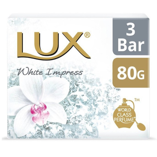 LUX SOAP - WHITE IMPRESS 85GM*3S