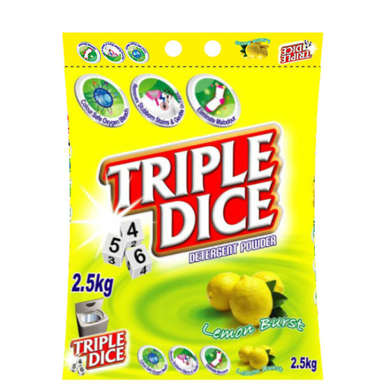 TRIPLE DICE POWDER LEMON 2.5KG