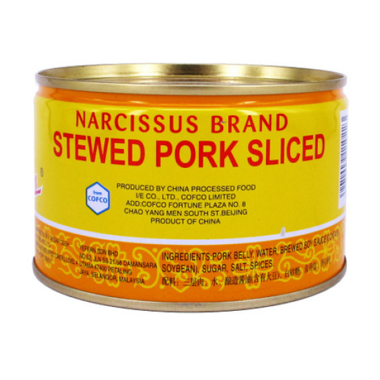 NARCISSUS STEWED PORK SLICED 383GM