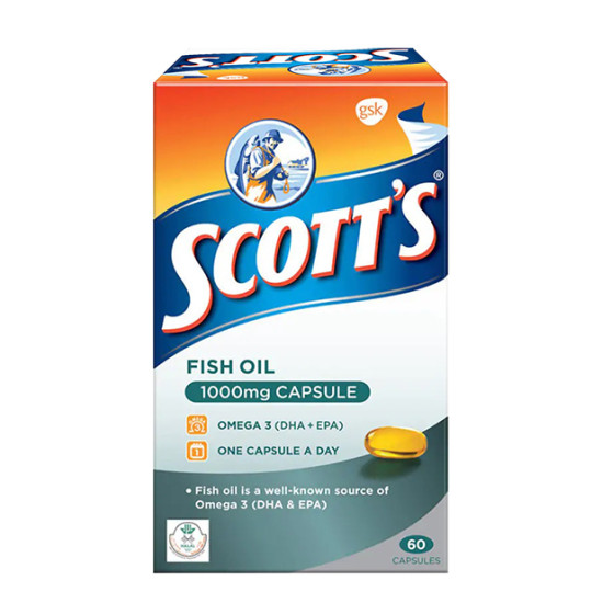 SCOTTS FISH OIL CAPS 1000MG