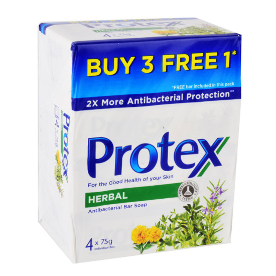 PROTEX BAR SOAP HERBAL 75GM *3