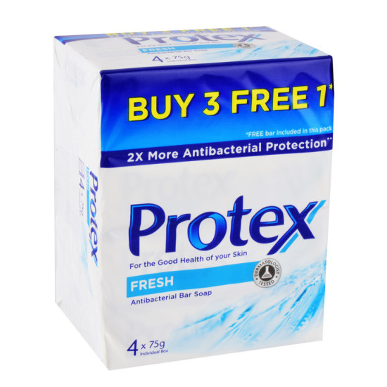 PROTEX BAR SOAP FRESH 75GM *3