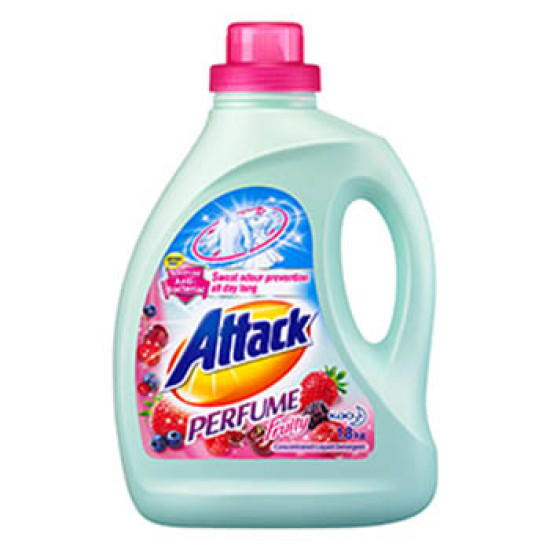 ATTACK LIQUID DETERGENT  FRUITY 1.8KG