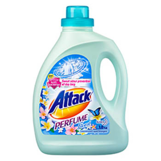 ATTACK LIQUID DETERGENT FLORAL 1.8KG