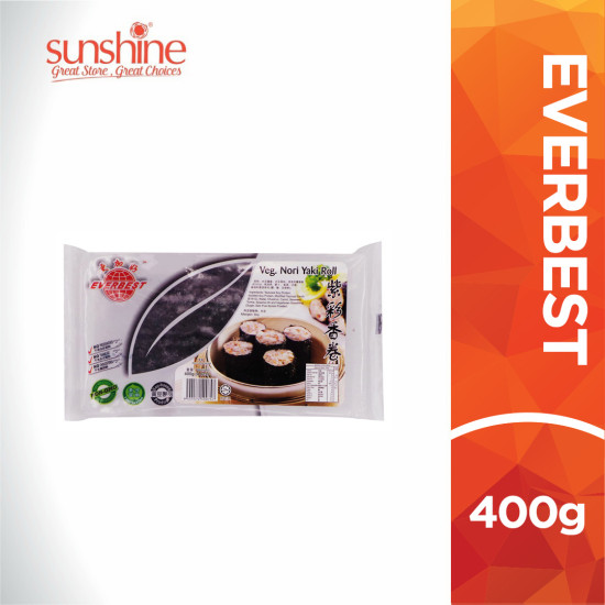 EVERBEST VEGETARIAN NORI YAKI ROLL 400G