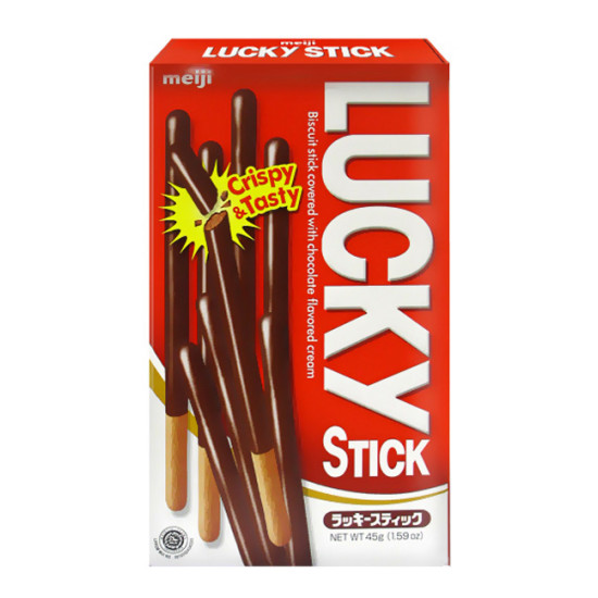 MEIJI LUCKY STICK CHOCOLATE 45GM