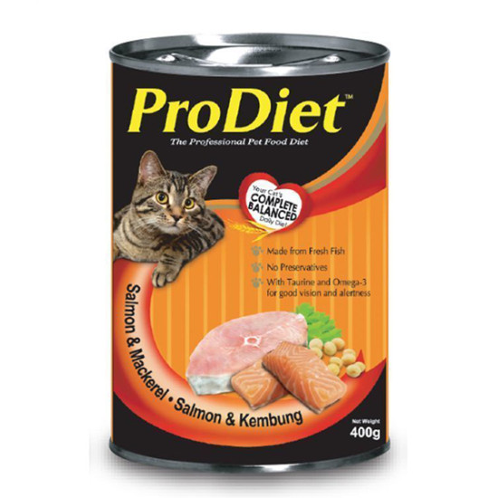 ProDiet (TIN) SALMON MACKEREL 400GM