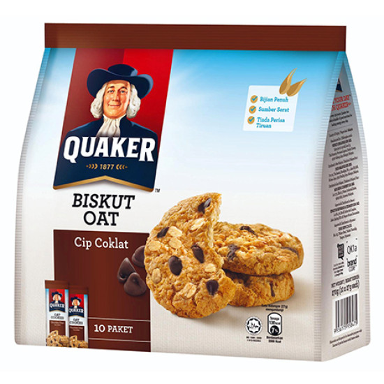 QUAKER CHOCOLATE CHIPS COOKIES 270GM