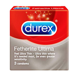 DUREX FETHERLITE ULTIMA CONDOM 3'S DUREX FETHERLITE ULTIMA CONDOM 3'S